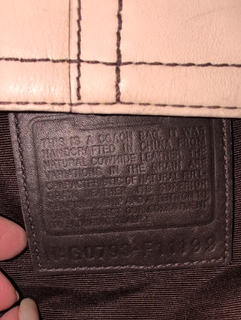 Coach 2007  Hampton Horsebit shoulder Bag Vintage comes With COA F-11199 - Picture 13 of 16